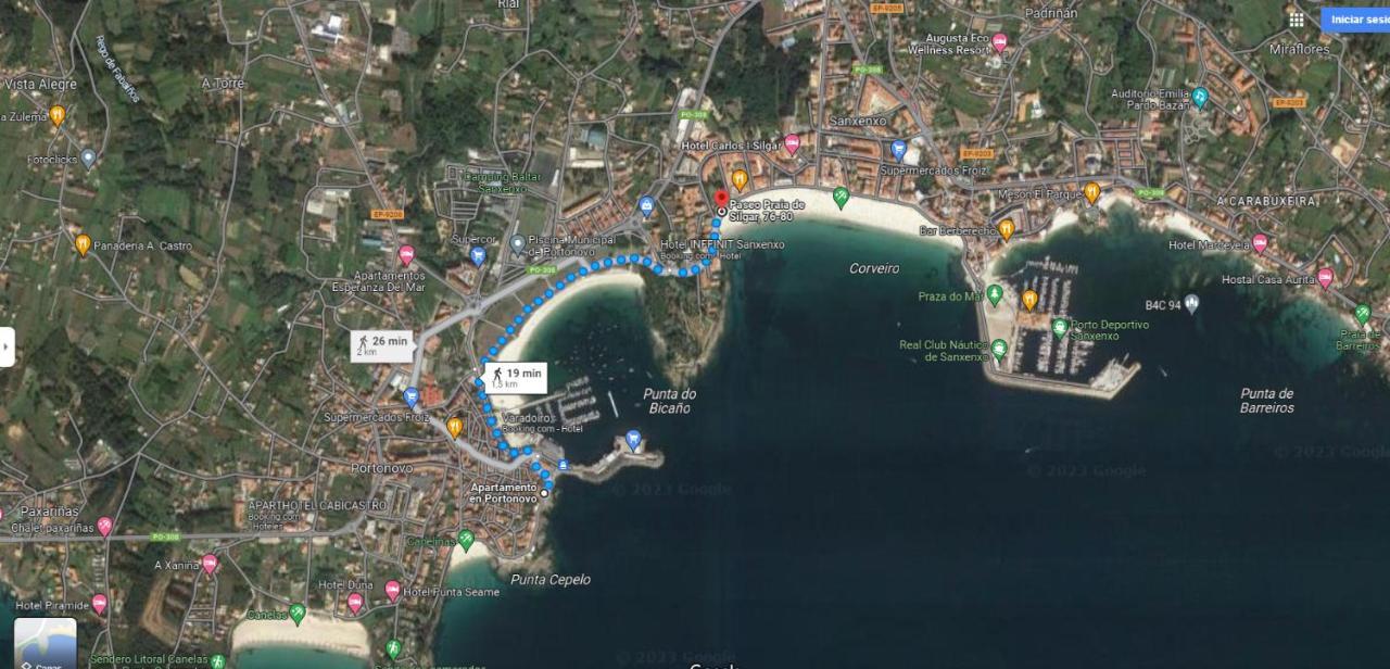 Appartement Piso Vacaciones En El Mar à Sanxenxo Extérieur photo