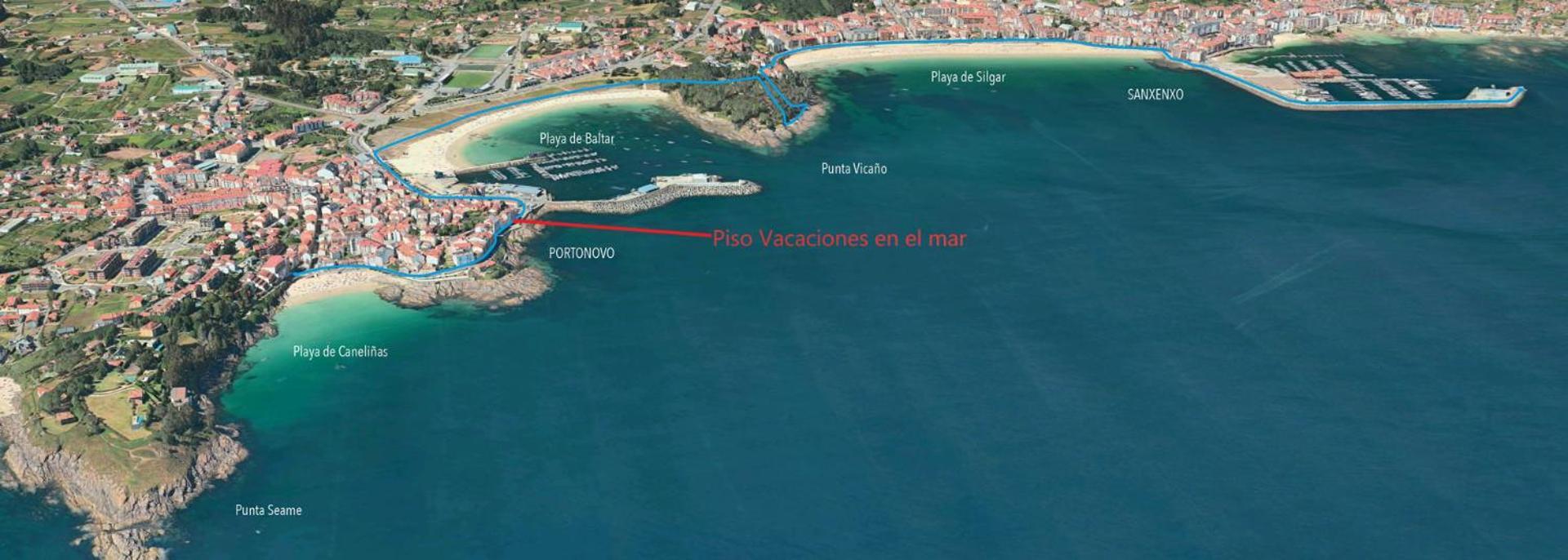 Appartement Piso Vacaciones En El Mar à Sanxenxo Extérieur photo